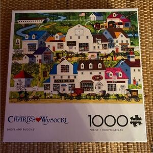Buffalo David Bitton Village Scene 1000-Piece Puzzle